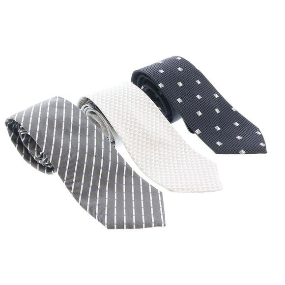Emporio Armani Multicolor Assorted 100% Silk Tie Collection-Set of 3